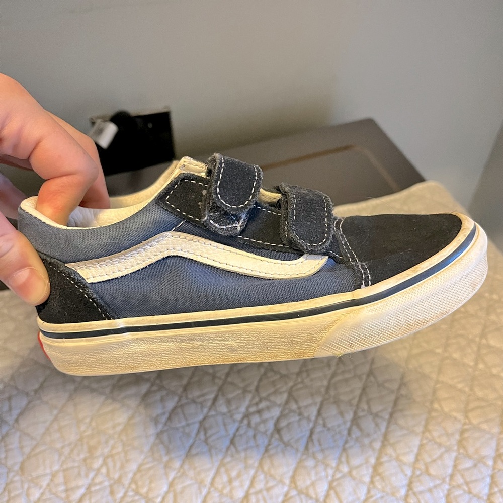 Old Skool V Shoes Navy Blue 1.5 Kids